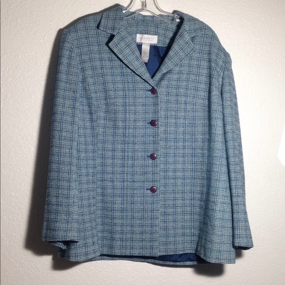 LADIES' Elisabeth by Liz Claiborne Blazer 16 - Picture 1 of 4